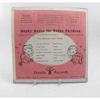 Vintage Children’s 7” vinyl record The Red Shoes Dandy Records 45rmp EP 2