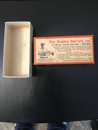 Vintage Heddon Punkin - Seed 740xsk Empty Fishing Lure Box