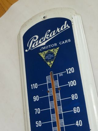 VINTAGE THERMOMETER PACKARD MOTOR CARS 27 