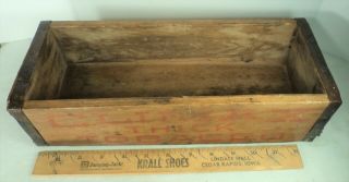 Vintage Antique Climax Plug Tobacco Wood Box Retail Display P.  Lorillard Co Ohio