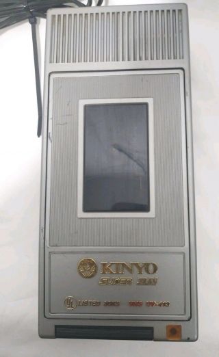 Kinyo Slim Vhs Uv - 413 Video Cassette Rewinder 334307 Vintage 80s & 90s