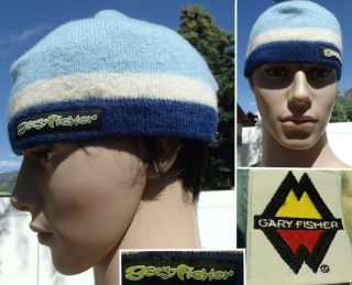 Rare Find Gary Fisher Vintage Beanie Wool Winter Cold Weather Mountain Bike Hat