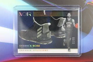 Derrick Rose 2019 - 20 Panini Noir Sneaker Spotlight /99