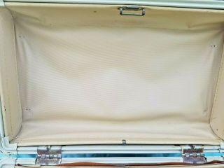 Vintage Samsonite Shwayder Beige Marble Cosmetic Hard Train Case Luggage - Pretty 3