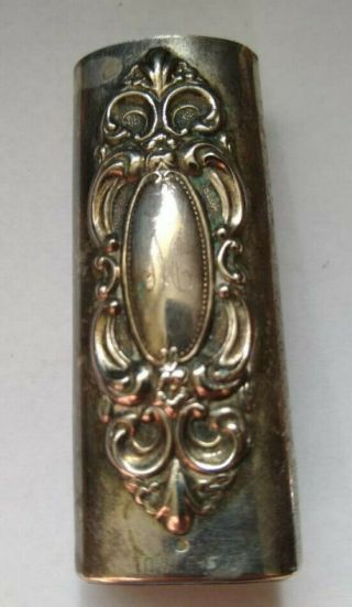 Vintage Towle Ep Silver Plate Lighter Cover Case Sleeve