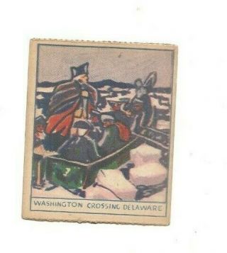 Vintage Strip Card Series Of 48 Washington Crossing The Delaware 336
