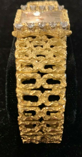Ebel 18k Solid Gold Ladies Watch W/ Diamonds - Estate - 3