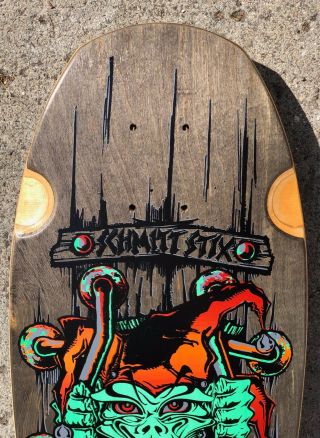 Vintage 1987 Schmitt Stix John Lucero X2 Very Rare Skateboard NOS 2
