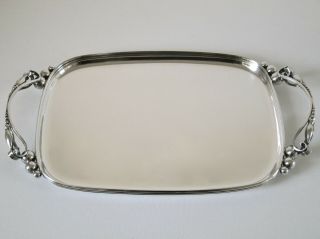 La Paglia International Sterling Silver 18.  5 " Tray Mid 1900 
