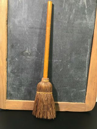 Vintage " Souvenir Of Colorado Springs " Broom Wood Pencil Unsharpened