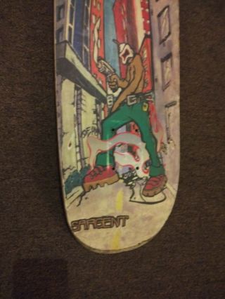 Rare - Vintage - Deal - Danny Sargent Skateboard Deck Slick - not reissue 3