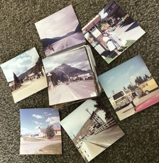 95 Vintage Old Colour Photographs Of Holiday In North America Canada 1978