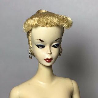 1959 Vintage Hand Painted 2 Ponytail Barbie 2
