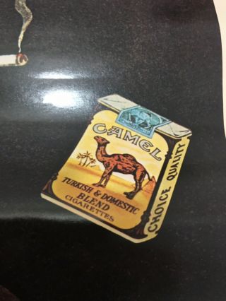 1960 ' s Camel Cigarettes I ' d Walk A Mile for a Camel Poster R.  J.  Reynolds Tobacco 3