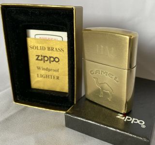 Vintage 1991 Joe Camel Zippo Brass 1932 - 1991 Lighter