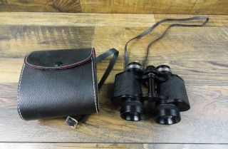 Vintage Model 183 Non Prismatic 7x35 Binoculars Coated Optics With Case