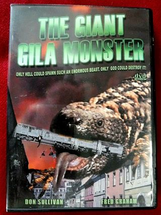 Vtg 1959 Creature Feature Sci - Fi Dvd The Giant Gila Monster Cult Classic Horror