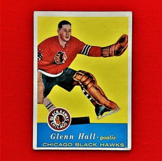 Glenn Hall - Rookie - 1957/58 - Topps - Chicago Black Hawks - Nhl - 20