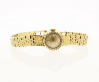 Ladies Vintage Rolex Orchid 18k Yellow Gold Dial Watch Circa 1966 23.  8g