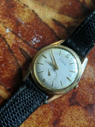 Gents Vintage Olma Military Style 17 Jewel Watch