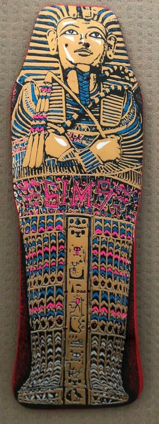 Vintage Sims Pharaoh Skateboard (powell,  Santa Cruz,  Vision)