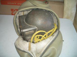 DESCO Diving Helmet Pot w/ Case 3