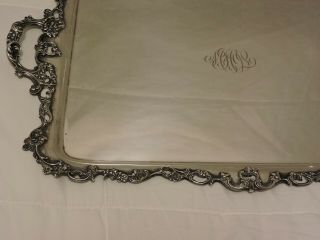 Gorham Sterling Silver Large Rectangle Tray 101.  17ozt.