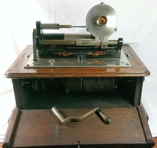 Rare Antique Columbia Model Bc Graphophone 