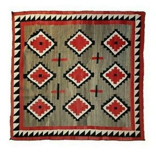 Antique Navajo Ganado Rug