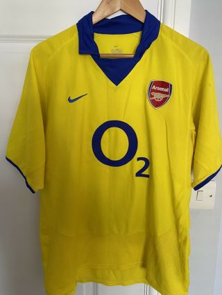 Retro Vintage Arsenal Away Football Shirt 2004/05