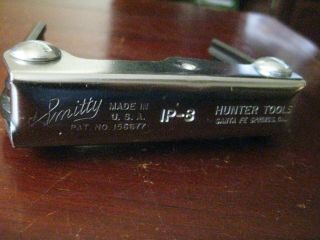 Vintage Smitty Hunter Tools Allen Hex Ip - 8 Wrench Set Usa