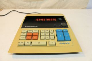 Vintage Singer Friden Model 1201 Display Calculator U.  S.  A.