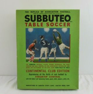 Vintage Subbuteo Table Soccer Club Edition,  Boxed  Nsdc