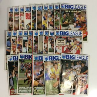Vintage 1990 Big League Magazines Rugby League Winfield Cup - Select Issue