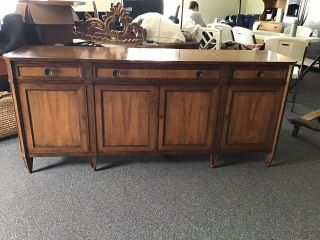 Baker Furniture French Neoclassical Empire Sideboard Server Credenza 75.  25”
