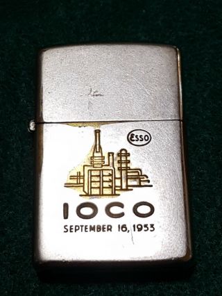 Vintage Rare Zippo Esso Lighter
