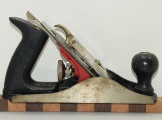 Vintage Millers Falls No.  90 Cbg Corrugated Sole Smoothing Plane (inv I668)