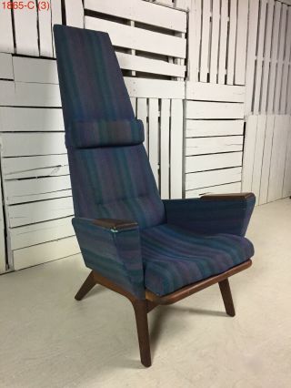 Vintage Adrian Pearsall Craft Associates Authentic 1865 - C Slim Jim Lounge Chair 2