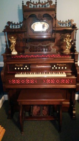 Wilcox And White Antique Player Reed Pump Organ