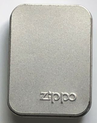 2004 Barrett Smythe Zippo Lighter ‘Tiger Face’ With Metal Box Unfired 3