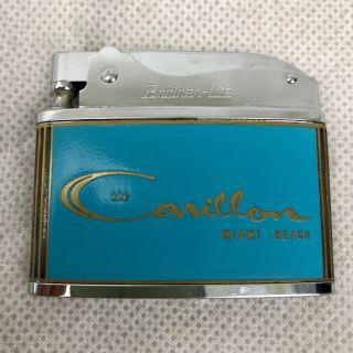 Vintage Brother - Lite Flat Advertising Lighter The Carillon Miami Hotel Very Rare