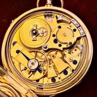 Veibel á Lyon Rosé Gold Quarter Repeater - Antique Pocket Watch