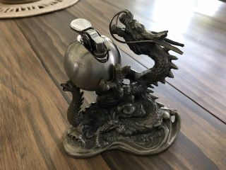 Vintage Dragon Table Lighter,  Comoy 