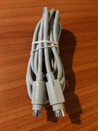 Vintage Apple Macintosh 3 - Pin Mini Din Network Cable 590 - 0413 - A Oem Official