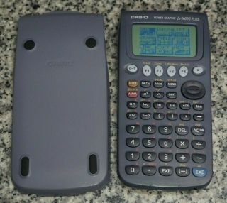 Vtg Casio Fx - 7400g Plus Power Graphic Graphing Calculator W/ Cover Fr/shp