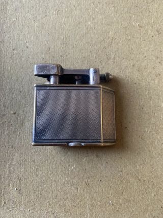 Rare Vintage Petrol Lighter " Oblique " Dunhill Parker Beacon Regd No 790474