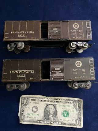 Vintage - Marx - Tin Litho Pennsylvania Box Car 70311