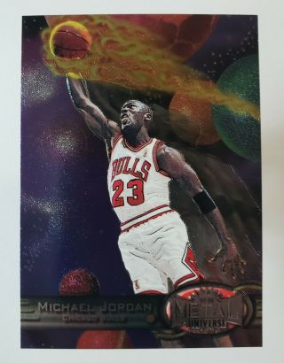 Michael Jordan 1997 98 Skybox Metal Universe 23 Chicago Bulls