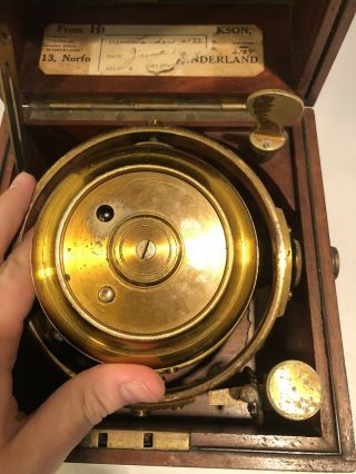 19th C. ,  Asmus Johannsen & Co Marine Ship ' s Chronometer Model 8191 - Runs,  OFFERS 3