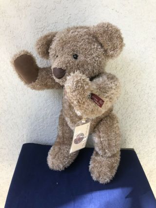 Vintage Russ Berrie Plush Teddy Bear 18 " Inches With Tag Fully Jointed Movable
